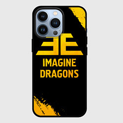 Чехол iPhone 13 Pro Imagine Dragons - gold gradient