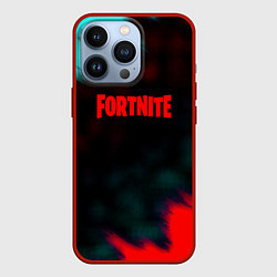 Чехол iPhone 13 Pro Fortnite неон эпик