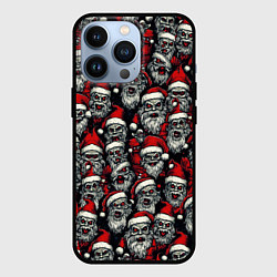 Чехол для iPhone 13 Pro Плохой Санта Клаус, цвет: 3D-черный