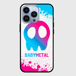 Чехол iPhone 13 Pro Babymetal neon gradient style