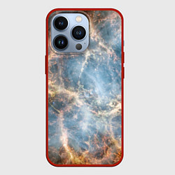 Чехол для iPhone 13 Pro Крабовидная туманность, цвет: 3D-красный