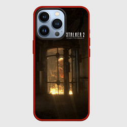 Чехол для iPhone 13 Pro STALKER 2 монстр в колбе, цвет: 3D-красный