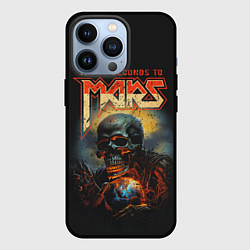Чехол iPhone 13 Pro Thirty seconds to mars skull