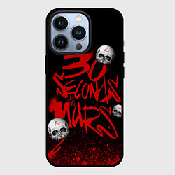 Чехол iPhone 13 Pro Thirty seconds to mars skulls