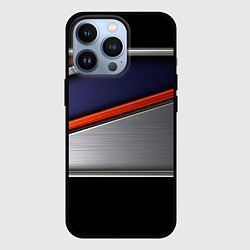 Чехол iPhone 13 Pro Blue black red