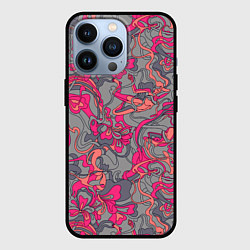 Чехол iPhone 13 Pro Розовый серый сон