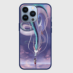 Чехол iPhone 13 Pro Унесенные призраками- дракон и девочка