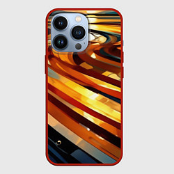 Чехол для iPhone 13 Pro Абстрактная дорога, цвет: 3D-красный