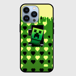 Чехол iPhone 13 Pro Minecraft love toxic