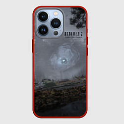Чехол для iPhone 13 Pro STALKER 2 гравитационная аномалия, цвет: 3D-красный