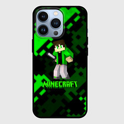 Чехол iPhone 13 Pro Minecraft персонаж из игры