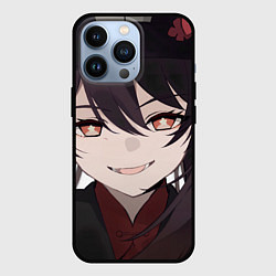 Чехол iPhone 13 Pro Genshin Impact Hu Tao smile