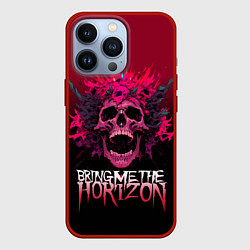 Чехол для iPhone 13 Pro Bring Me the Horizon - rock band, цвет: 3D-красный