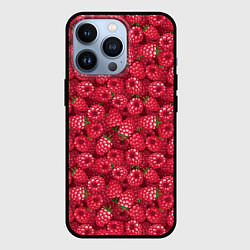 Чехол для iPhone 13 Pro Малина ягода, цвет: 3D-черный