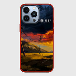 Чехол iPhone 13 Pro STALKER 2 осеняя дорога