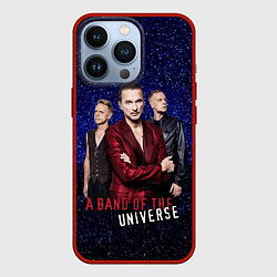 Чехол для iPhone 13 Pro Depeche Mode - A universe band, цвет: 3D-красный