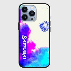 Чехол iPhone 13 Pro Samurai neon colors