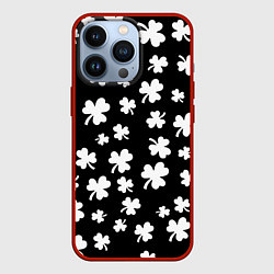 Чехол iPhone 13 Pro Black clover pattern anime