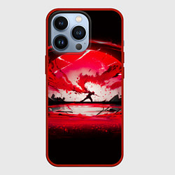 Чехол для iPhone 13 Pro Танец в последних лучах солнца, цвет: 3D-красный