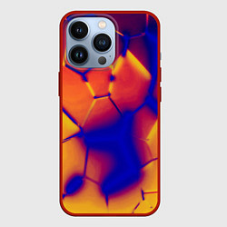 Чехол iPhone 13 Pro Плиты разломы сепия негатив