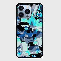 Чехол для iPhone 13 Pro Chicken Gun разборка, цвет: 3D-черный
