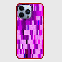 Чехол iPhone 13 Pro Розовый глитч