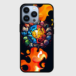 Чехол iPhone 13 Pro Символы покемона