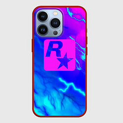 Чехол iPhone 13 Pro Rockstar storm молнии