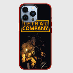 Чехол для iPhone 13 Pro Lethal Company, цвет: 3D-красный