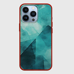 Чехол iPhone 13 Pro Гранжевая бирюза