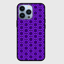 Чехол iPhone 13 Pro Энергетический щит - фиолетовый
