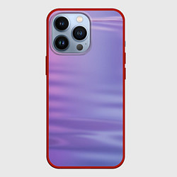 Чехол для iPhone 13 Pro Неоновая поверхность воды, цвет: 3D-красный
