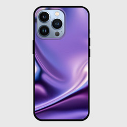 Чехол iPhone 13 Pro Голография - изгибающийся металлический фиолетовый