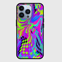 Чехол iPhone 13 Pro Психоделический глитч