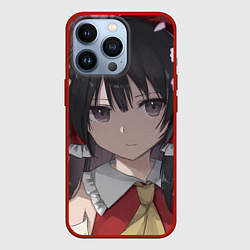 Чехол для iPhone 13 Pro Touhou Project Рейму Cute Сакура, цвет: 3D-красный