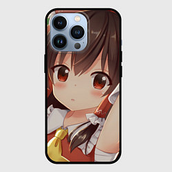 Чехол iPhone 13 Pro Touhou Project Рейму смущённая