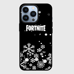 Чехол iPhone 13 Pro Fortnite новый год паттерн