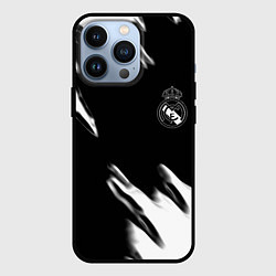 Чехол iPhone 13 Pro Real madrid белые краски текстура