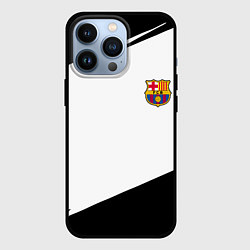 Чехол для iPhone 13 Pro Barcelona краски чёрные спорт, цвет: 3D-черный