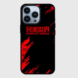 Чехол iPhone 13 Pro Perfectworld красные краски