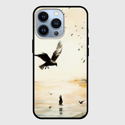 Чехол для iPhone 13 Pro Свобода и тишина, цвет: 3D-черный