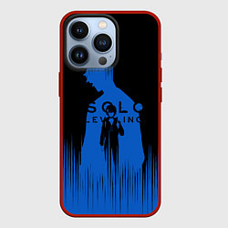 Чехол для iPhone 13 Pro Sung Jin Woo blue Shadow, цвет: 3D-красный