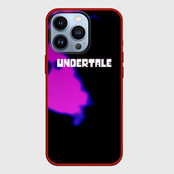 Чехол iPhone 13 Pro Undertale neon splash