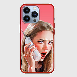 Чехол для iPhone 13 Pro Мем блондинка из фильма Дрянные девчонки, цвет: 3D-красный