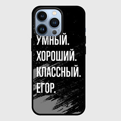 Чехол iPhone 13 Pro Умный хороший классный: Егор