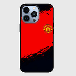 Чехол iPhone 13 Pro Manchester United colors sport