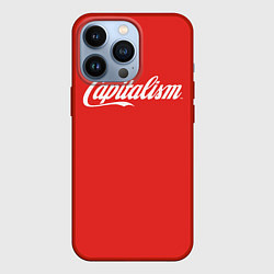 Чехол для iPhone 13 Pro Enjoy capitalism, цвет: 3D-красный