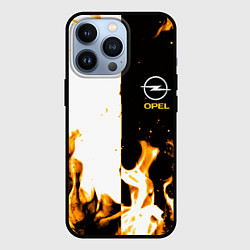Чехол iPhone 13 Pro Opel огонь текстура