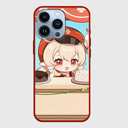 Чехол iPhone 13 Pro Genshin Impact Кли cute chibi