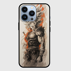 Чехол для iPhone 13 Pro Super Saiyan Goku, цвет: 3D-черный